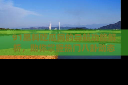 91黑料吃瓜网的导航功能解析,助你掌握热门八卦动态