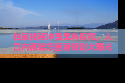 独家揭秘冲哥黑料探花，入口内藏娱乐圈潜规则大曝光