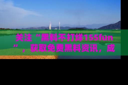 关注“黑料不打烊155fun”，获取免费黑料资讯，成为吃瓜达人不再难！