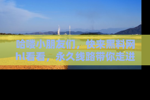 哈喽小朋友们，快来黑料网hl看看，永久线路带你走进吃瓜新天地！