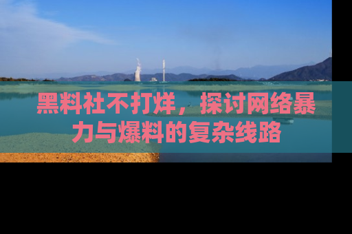 黑料社不打烊，探讨网络暴力与爆料的复杂线路