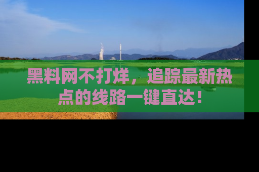 黑料网不打烊，追踪最新热点的线路一键直达！