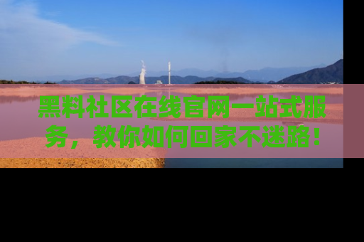 黑料社区在线官网一站式服务，教你如何回家不迷路！