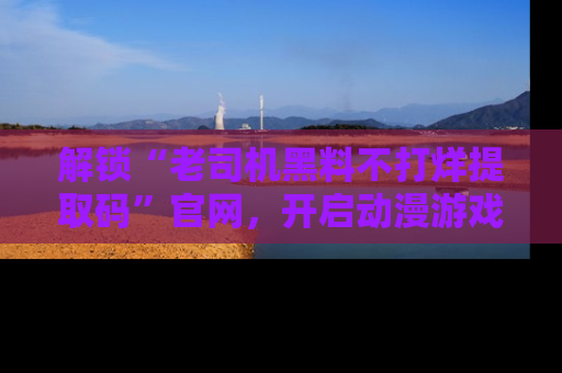 解锁“老司机黑料不打烊提取码”官网，开启动漫游戏的新次元之旅！