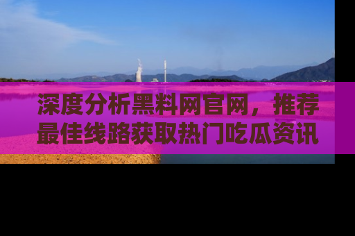 深度分析黑料网官网，推荐最佳线路获取热门吃瓜资讯