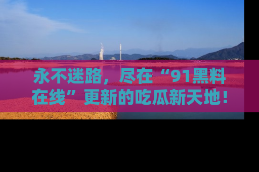 永不迷路,尽在“91黑料在线”更新的吃瓜新天地!