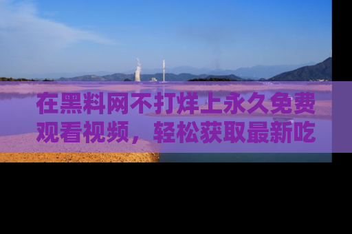 在黑料网不打烊上永久免费观看视频,轻松获取最新吃瓜资讯!