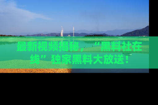 最新视频揭秘,“黑料社在线”独家黑料大放送!